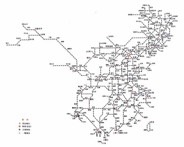 中国铁路地图高清版大图_中国铁路地图电子地图_中国铁路地图电子版